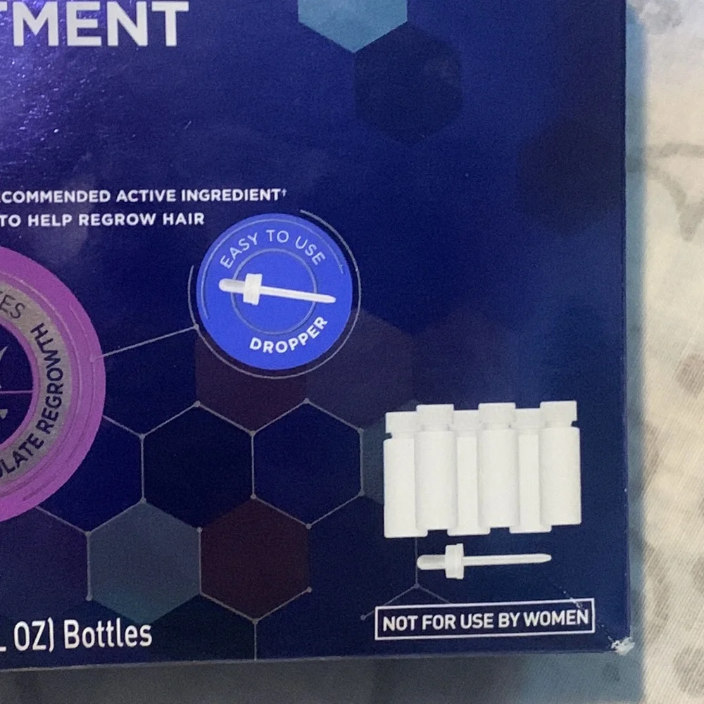 New Member's Mark Men's Hair Regrowth Treatment - 6 Bottles EXP: 02/2026